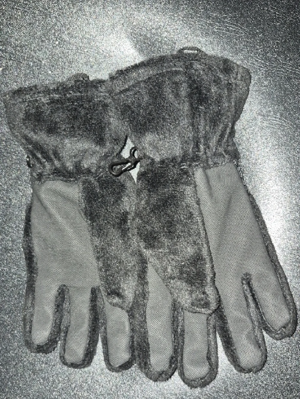 Black Winter Tech Gloves for Big Kids - Insulated Cold-Weather Gloves